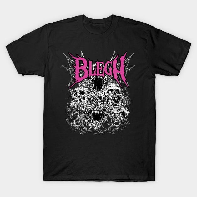 Blegh - Metalcore, Death Metal, Heavy Metal T-Shirt by Riot! Sticker Co.